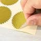 MaxMark 1.75" Self Adhesive Glossy Gold Seal Labels for Certificates, Library, Notary Embossing Seals | 100 Count thumbnail 4