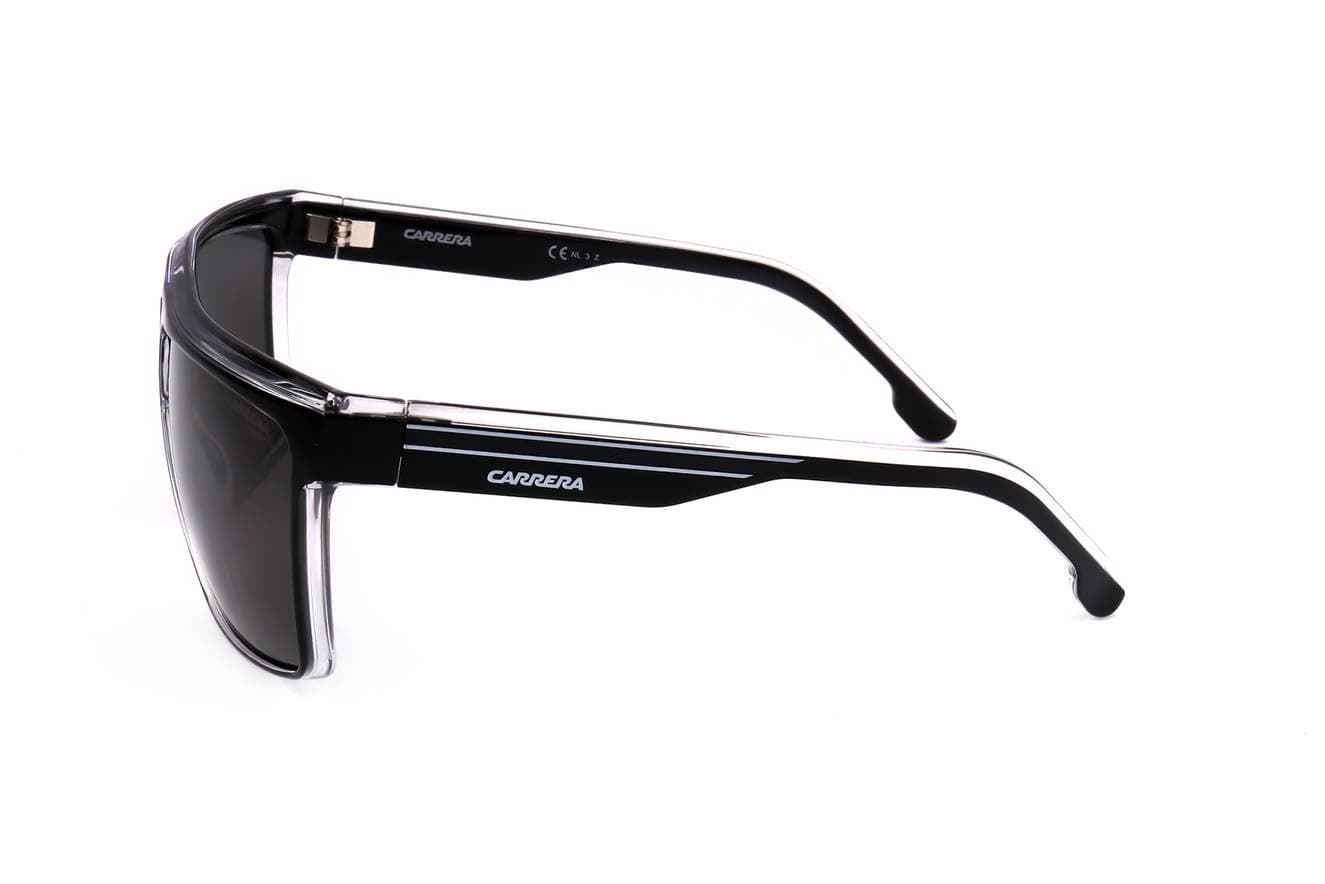 Carrera Sunglasses 22/N 7C5 Black Crystal 63/12/130 | Full Rim Rectangle Men Sunglasses - view 4