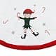 Zpiio Tree Skirt 48 inch | Rustic Embroidered Elf Design, Soft Padding, Large Size for Christmas Tree thumbnail 5