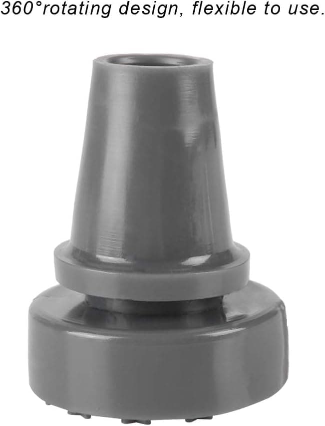 Pongnas Rubber Cane Tip Pad 2.2cm | 360° Rotating, Anti-Slip, Steel Support - view 7