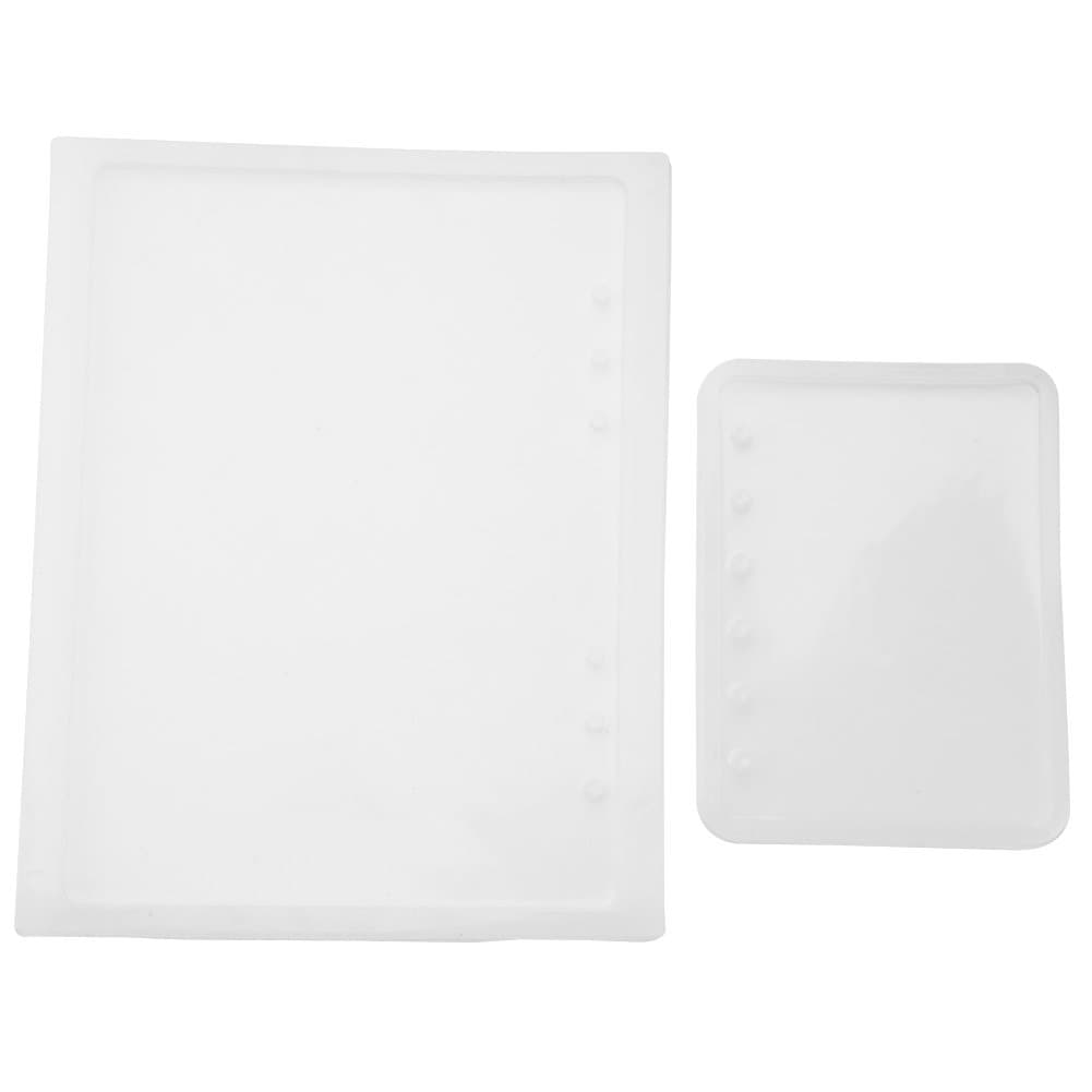 Hilitand Silicone Resin Art Decortive Notebook Cover Set | DIY Crystal & Dried Flower Design (21.6x16cm & 13.4x9.8cm) - view 8