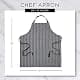 DII Happy Halloween Collection Goth Style Spooky Kitchen Apron, One Size, Gold Skull | Festive Halloween Apron for Men & Women thumbnail 8