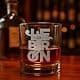 Hat Shark Basketball Glass 10.5 oz | 3D Laser Engraved Scotch Whiskey thumbnail 5