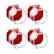 QWORK Emergency Stop Button Cover, 4 Pack Plastic Switch Protector, Impact Dust UV Resistant | Add Safety thumbnail 6