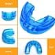 Coolrunner Double Braces Mouth Guard | Youth & Adult Sports Dental Protection in Blue (Silicone, 2 Pack) thumbnail 5