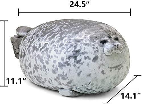 MerryXD Chubby Blob Seal Pillow 60cm (23.6 in) | Soft Plush Toy for Kids - view 3