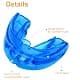 Coolrunner Double Braces Mouth Guard | Youth & Adult Sports Dental Protection in Blue (Silicone, 2 Pack) thumbnail 1