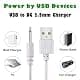 BATSOEASY 2 Pack 2.7ft Replacement DC Charging Cable | USB to 2.5mm Fast Charger Cord Adapter thumbnail 4