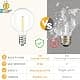 Svater G40 LED Replacement Bulbs for Outdoor String Lights, 75 Pack Dimmable Globe Bulbs, E12/C7 Screw Base, Warm White 2700K | Shatterproof, Indoor Outdoor thumbnail 6