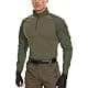 MAGCOMSEN Men's Tactical Military Shirts 1/4 Zip Long Sleeve | Breathable & Durable Army Green thumbnail 2