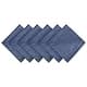 DII Solid Napkin Set Collection, 20x20 in Denim | 6 Piece Cotton Table Napkins thumbnail 1
