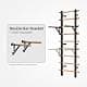DHT Double Bar Bracket for Swedish Ladder | Adjustable Upper Body Exercise Accessory (70-120 chars) thumbnail 2