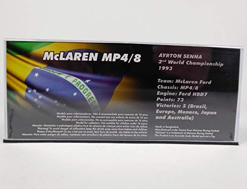 OPO 10 - Ayrton Senna McLaren MP4/8 1:43 | Formula 1 Collector Model - view 3