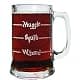 Orange Kat Deathly Hallows Engraved Beer Mug 15oz | Laser Etched Glassware for Harry Potter Fans thumbnail 3