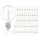 Svater G40 LED Replacement Bulbs for Outdoor String Lights, 75 Pack Dimmable Globe Bulbs, E12/C7 Screw Base, Warm White 2700K | Shatterproof, Indoor Outdoor thumbnail 1