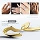 ELETIUO 9 Pack Filled Metal Ring Guard, Invisible Ring Size Adjuster Set for Loose Rings, Ring Guard, Ring Sizer, Fit for Men and Women Rings, Golden thumbnail 6