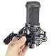 SUNMON Shock Mount for Microphones 1.9"-2.0" | Vibration Noise Reduction for Audio Technica AT2020 thumbnail 7
