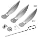 GazyGrill 22-1/2-Inch One-Touch Cleaning System Kit for Weber Kettle Grills | Silver thumbnail 2