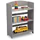 Delta Children MySize Bookshelf - Greenguard Gold Certified, Grey | Kid-Sized, Sturdy Wood Bookcase for Kids thumbnail 4