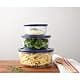 Pyrex Simply Store Glass Food Storage Containers Set (3-Pack) 2, 4, 7 Cup | Microwave & Dishwasher Safe thumbnail 4