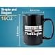 Bubble Hugs Proud Coffee Mug 15 oz Black | Funny Introvert Joke for Bookworms thumbnail 2