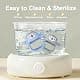 Smily Mia Baby Teething Toys for 0-6Months | Penguin Teether | Hand Teether | Teething Mittens | Light Blue thumbnail 8