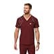 FIGS Chisec Three-Pocket Men’s Scrub Top – Burgundy, M | Technical Comfort & Durable Fit thumbnail 1
