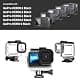 YALLSAME Waterproof Case for GoPro Hero 13 12 11 10 9 Black | 196ft Depth, Polymer Material thumbnail 3