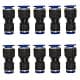 ROZESAZZ Pneumatic Quick Connect Fittings 3/8" OD x 5/16" OD | Easy to Install, Durable, Pack of 10 thumbnail 1