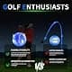 Crestgolf 6 Pack Glow in The Dark Golf Balls Light up Night LED Golf Balls with 12-Minute Reset Timer thumbnail 2