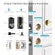 Veise VE06-L Smart Deadbolt Lock with 2 Lever Handle Set, Matte Black | App & Key Control thumbnail 6