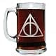 Orange Kat Deathly Hallows Engraved Beer Mug 15oz | Laser Etched Glassware for Harry Potter Fans thumbnail 2
