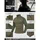 MAGCOMSEN Men's Tactical Military Shirts 1/4 Zip Long Sleeve | Breathable & Durable Army Green thumbnail 4