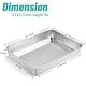 TeamFar Lasagna Pan 12.3" x 9.75" x 2" | Heavy Gauge Stainless Steel, Deep Sides, Dishwasher Safe thumbnail 2