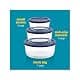 Pyrex Simply Store Glass Food Storage Containers Set (3-Pack) 2, 4, 7 Cup | Microwave & Dishwasher Safe thumbnail 5