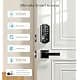 Veise VE06-L Smart Deadbolt Lock with 2 Lever Handle Set, Matte Black | App & Key Control thumbnail 4