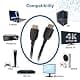 C2G Legrand 4k High Speed HDMI Ethernet Cable, 1.5 m | Supports 4K@60Hz, Deep Color, Dolby True HD thumbnail 3