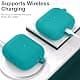 ATUAT Silicone AirPods Pro 3 Case Cover 2025 Teal | Full Protection & Wireless Charging thumbnail 3