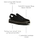 Dr. Martens Carlson Black Medium | Casual Slip-On Mule with Suede Comfort thumbnail 3