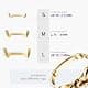 ELETIUO 9 Pack Filled Metal Ring Guard, Invisible Ring Size Adjuster Set for Loose Rings, Ring Guard, Ring Sizer, Fit for Men and Women Rings, Golden thumbnail 5