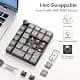 Keychron K0 Max Wireless Low-Profile Numeric Pad with RGB & Bluetooth 5.3 | Programmable, Hot-Swappable Brown Switch, 27 Keys thumbnail 6