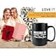 Bubble Hugs Proud Coffee Mug 15 oz Black | Funny Introvert Joke for Bookworms thumbnail 7