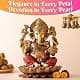 Bhakti Lehar - Premium Range Of Pooja Accessories Purple Garland 12 Inch | Handmade Artificial Rose & Pearl Mala for God Idols & Photo Frames thumbnail 7