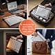 Geban Fireproof Document Bag 15'' x 11'' (2 Pack, Silver) | Waterproof & Heat-Resistant for Valuables thumbnail 4