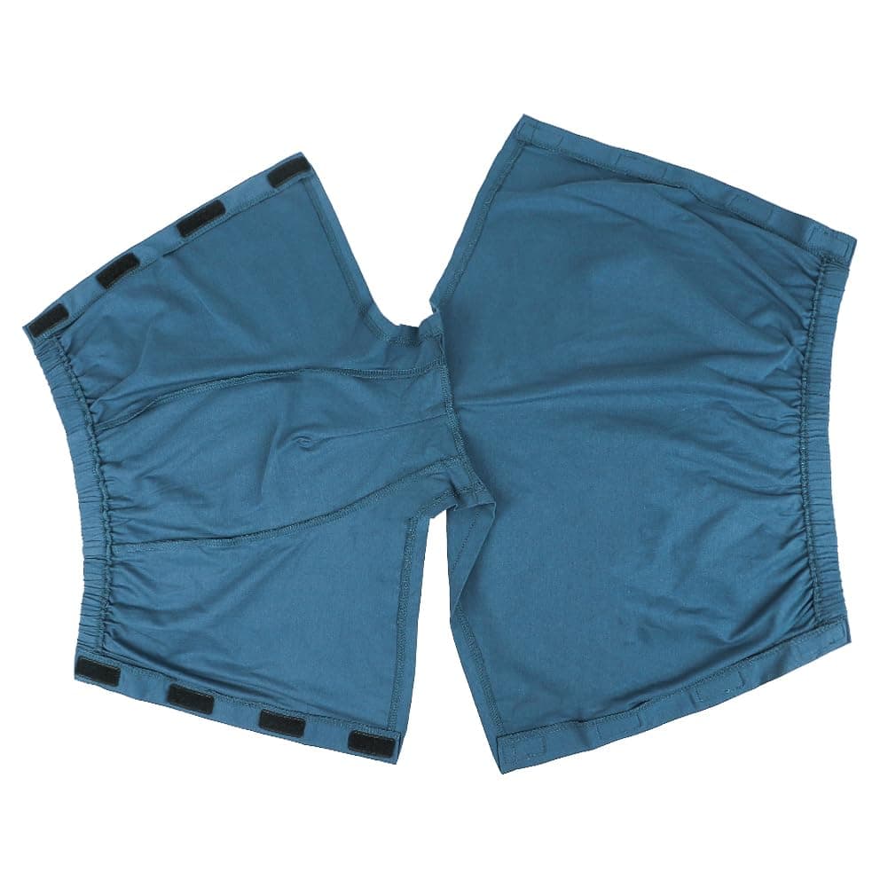 SIQITECHNO Post Surgery Underwear Cotton Tear away Reusable Boxer Shorts Blue | Breathable & Reusable Recovery Briefs - view 5
