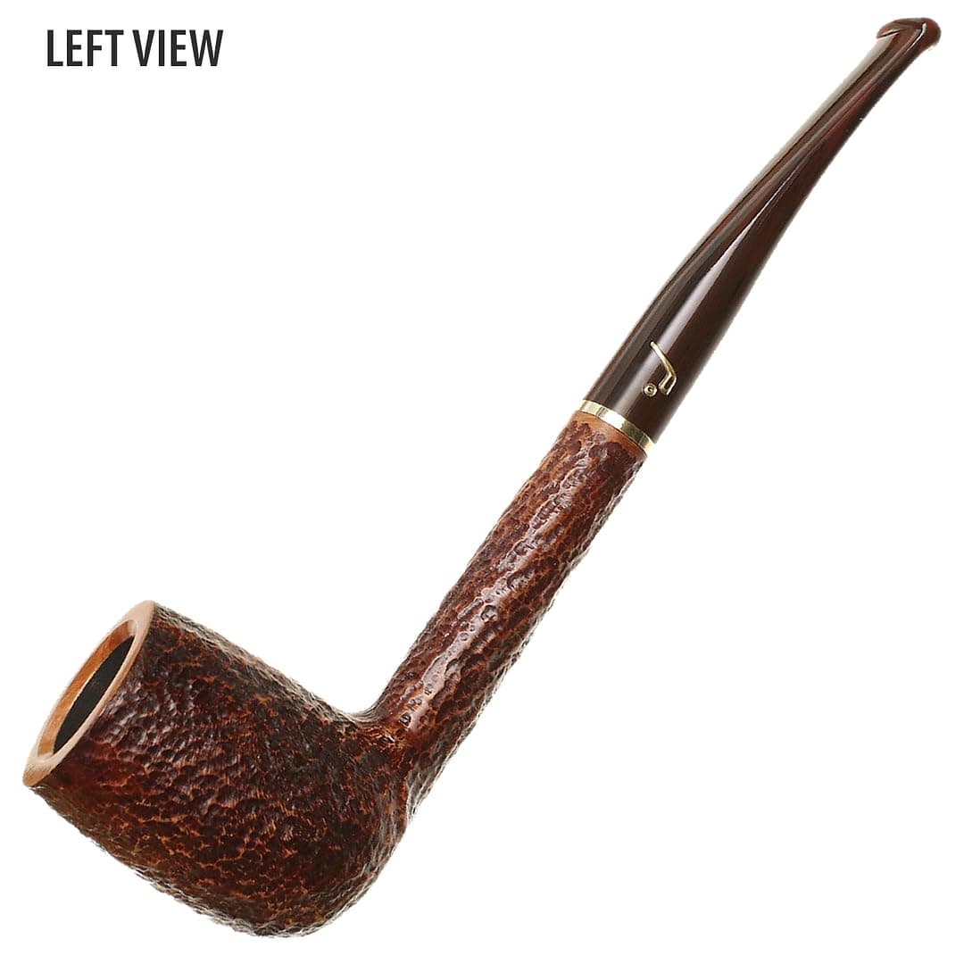 Savinelli Bing's Collection - Long Straight Billiard (Rustic Finish) | Handcrafted Italian Briar Pipe - view 5