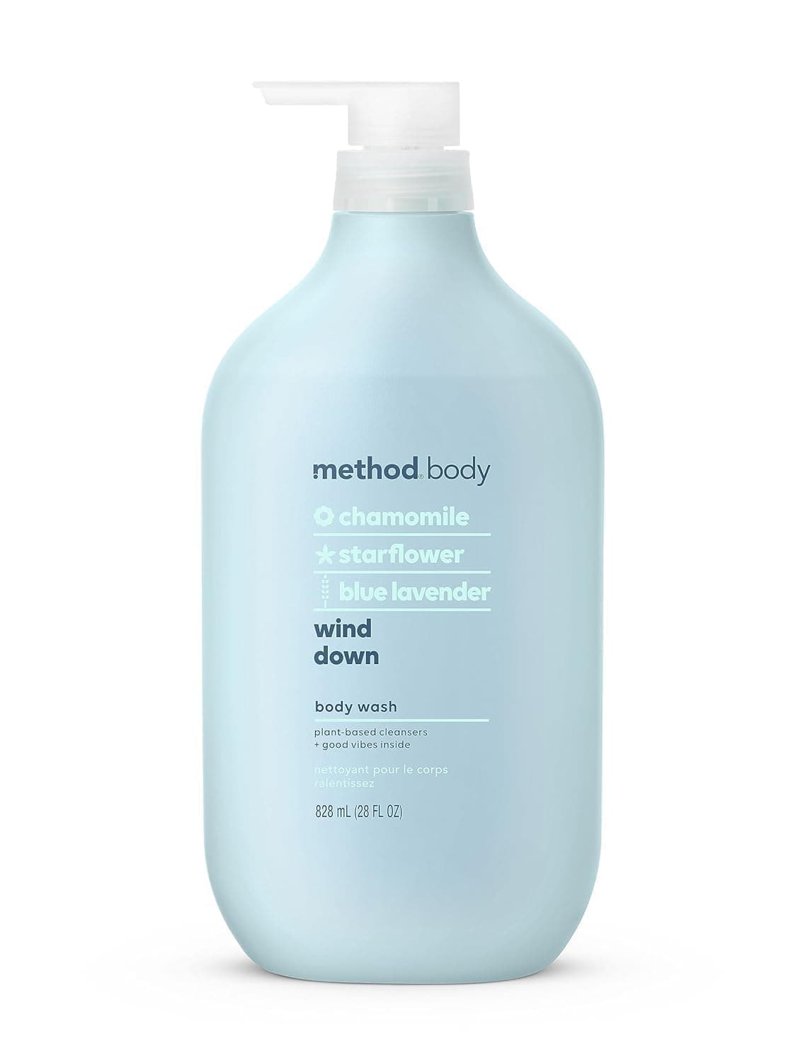 Method Body Wash Wind Down 28 oz | Calming Chamomile & Lavender for Relaxing Cleanse - main product image