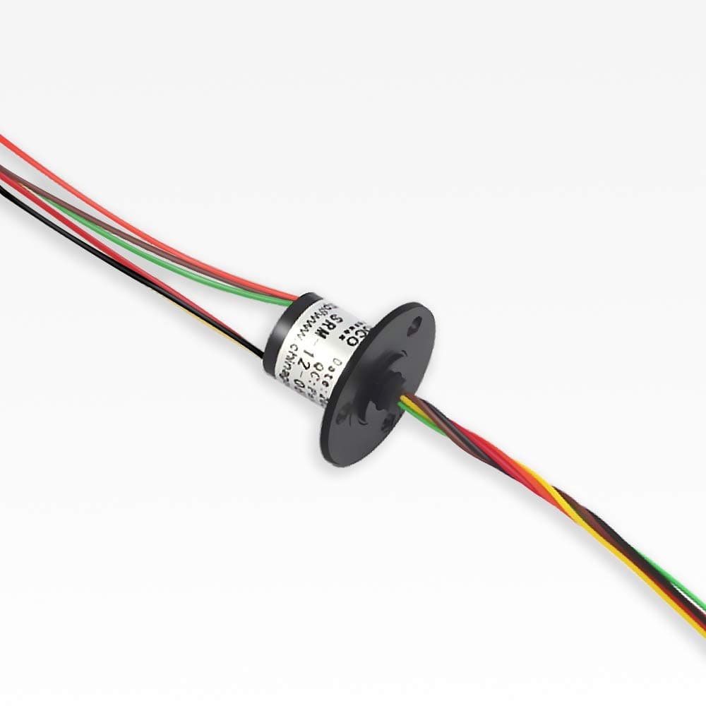 U Brands Slip Ring 12.5mm Diameter | Conductive Ring for Rotating Joints, 6 Wire, 2A, 220VAC/DC, -30°C to +80°C, Gold Contact - view 2