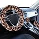 Accmor Fuzzy Car Steering Wheel Cover, Brown | Warm Fluffy Auto Wheel Protector for Men Women thumbnail 1