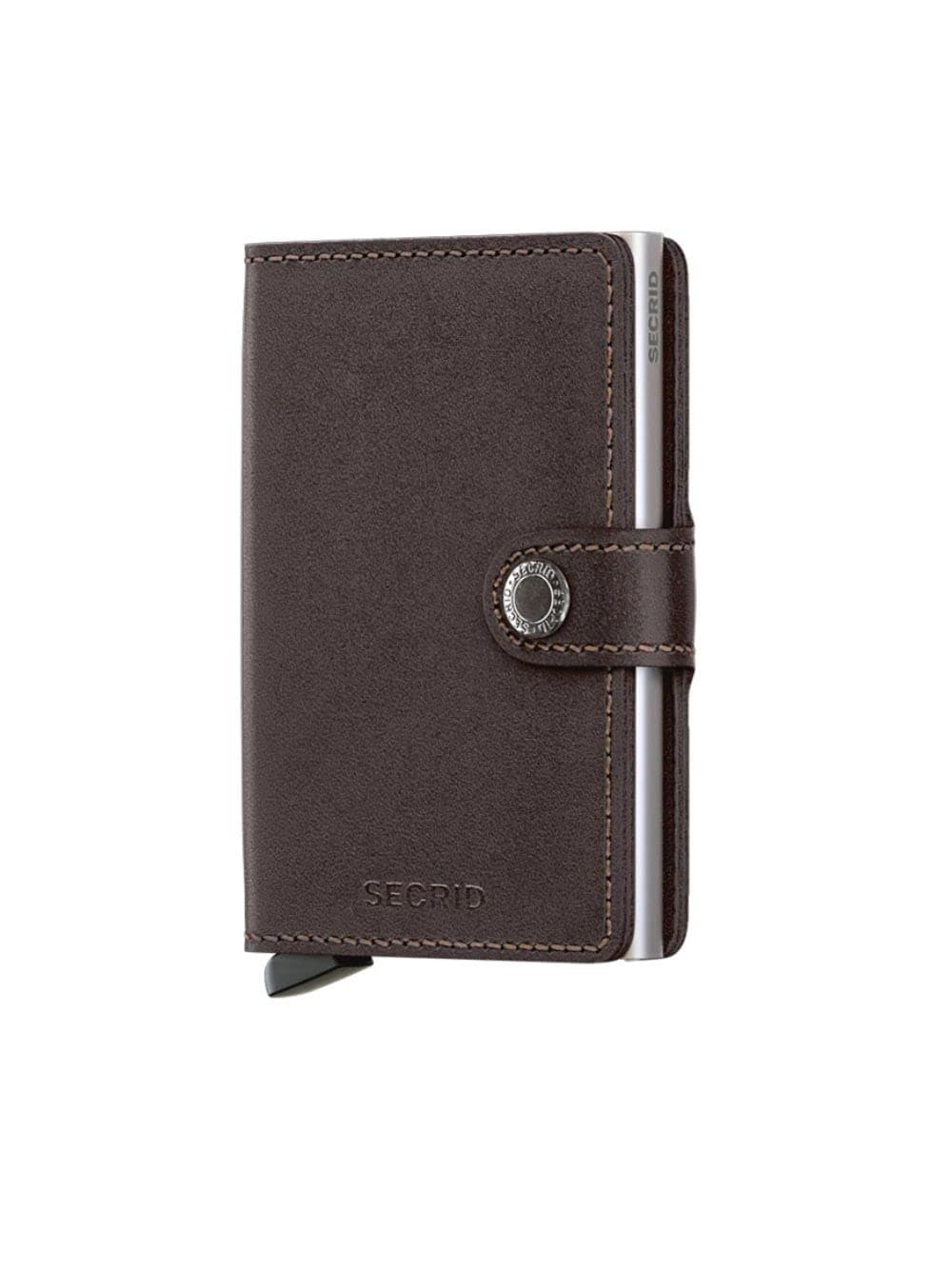 Secrid Mini Wallet Genuine Leather RFID Safe Card Case for max 12 cards 6.5 x 10.2 cm | Slim & Secure - main product image
